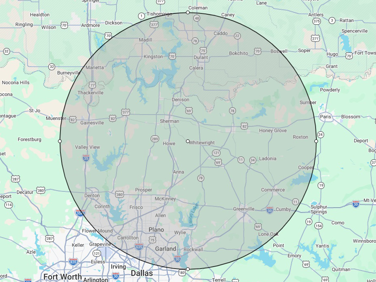 Ivy League Home Inspections service area &mdash; Durant OK and surrounding North Texas communities
